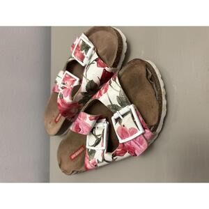 Unionbay Floral Print Buckle Strap Sandals Size 7.5